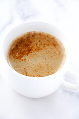 エスプレッソと牛乳を混ぜたカフェ・ラッテ
