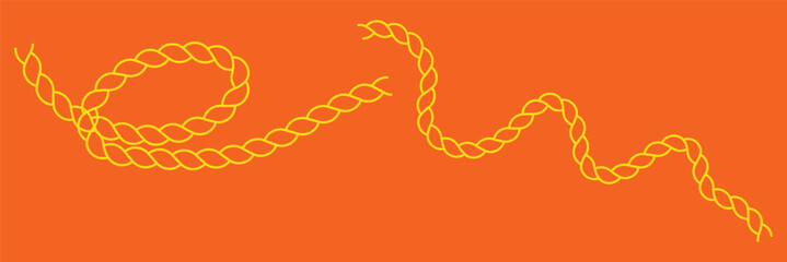 Set of Rope vector icon illustration design