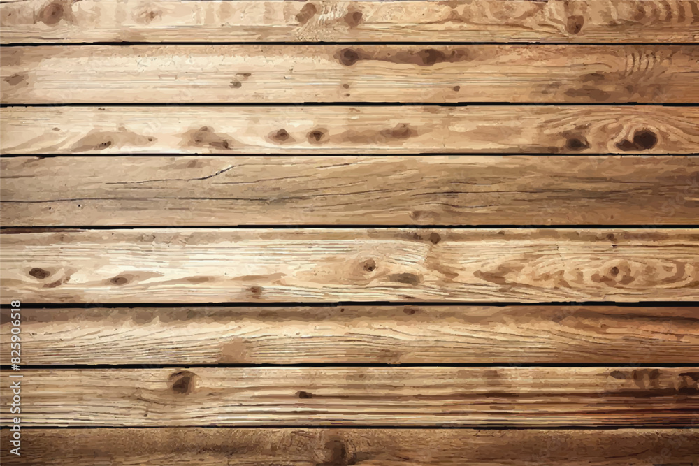 Wall mural wood texture. background old panels. empty natural brown wooden background. brown wood plank texture - Wall murals