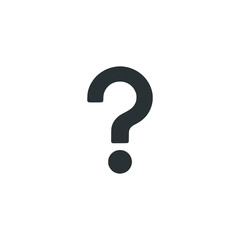 question mark symbol vector illustration template design. asking question curiosity.
