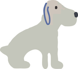 dog cartoon illustration vector