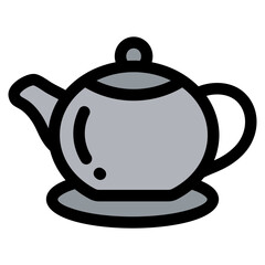 Teapot  Icon Element For Design