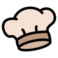 Chef Hat  Icon Element For Design