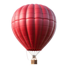 Naklejka premium Hot ballon air isolated on transparent background.