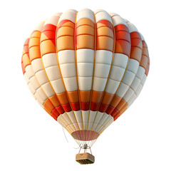 Fototapeta premium Hot ballon air isolated on transparent background.