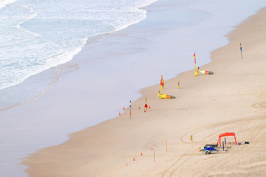 surf lifesaver lifesaving beach, Queensland Australia, rescue swimming swimmer drown drowning, ocean sea coast coastal, travel tourism destination, summer holiday vacation
