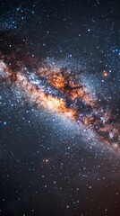 A mesmerizing galaxy background filled with countless stars, creating a breathtaking cosmic view