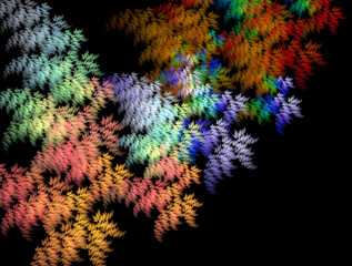 Imaginatory fractal abstract background Image