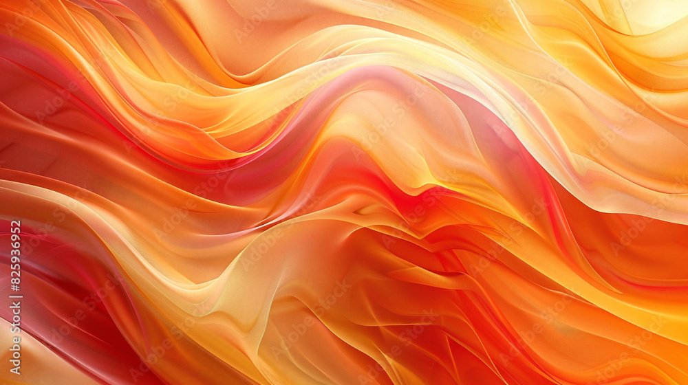 Fototapete vivid abstract wave background with mesmerizing colors and shapes for design applications