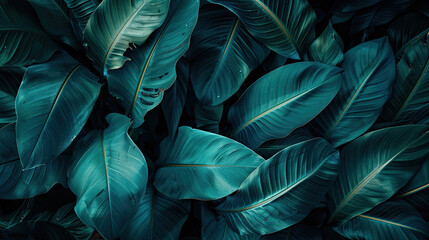 Tropical leaf Wallpaper, Luxury nature leaves pattern