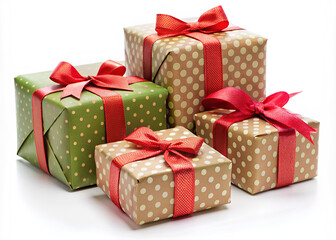 Obraz premium Gift Boxs on white background