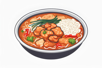 bowl of soup with vegetables