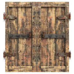 old wooden door