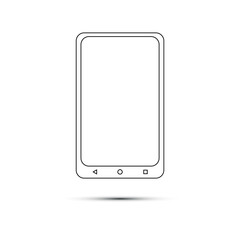 modern mobile phone, vector design