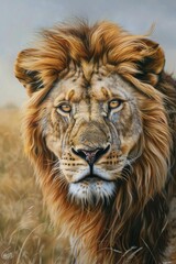 Fototapeta premium portrait of a lion