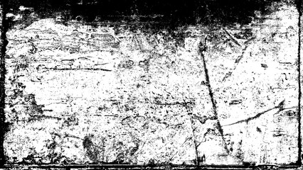 Worn black and white grunge texture. Dark grainy texture background. Dust overlay textured. Grain noise particles. Weathered effect. Torn graininess pattern. Vector illustration, EPS 10.	
