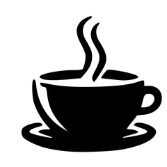 cup of coffee vector icon logo
