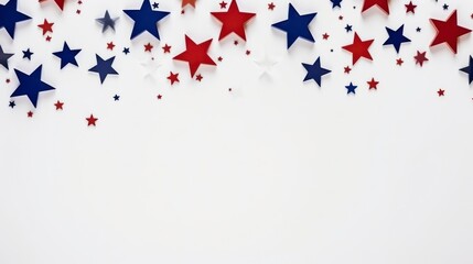 4th of July American independence day background with copy space