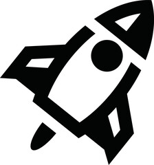 Rocket icon vector ,star up bussines 