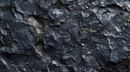 Black or dark gray rough grainy stone texture background. 