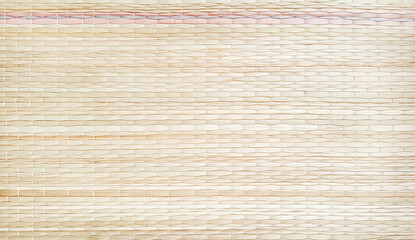 Pattern of reed weaving mat with vintage style for background and design art work.