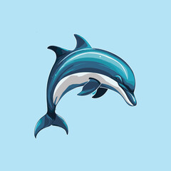 dolphin in the water