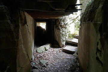 Ruins of a bunker in Wolf's Liar - Gierloz, Poland