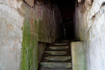 Ruins of a bunker in Wolf's Liar - Gierloz, Poland