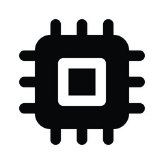 Download this icon of ai processor, microprocessor vector