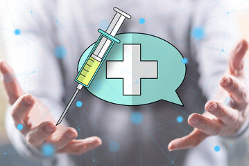 Concept of vaccination campaign