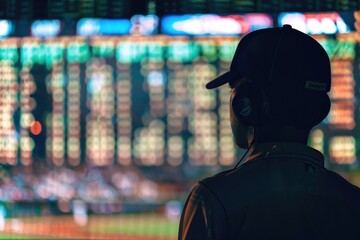Betting on Baseball Teletext Screen with Digital Display Technology
