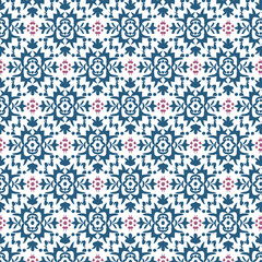 Flat Elegant decorative floral pattern vector design. Colorful floral pattern suitable for background, texture, fabric, wrapping, textile, clothing, print or others.