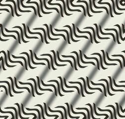 Fototapeta premium Black abstract background . Digital image with a psychedelic stripes. Abstract psychedelic stripes for digital wallpaper design ,geometric art,Optical illusion style