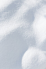 Smooth fresh white winter snow abstract textured background