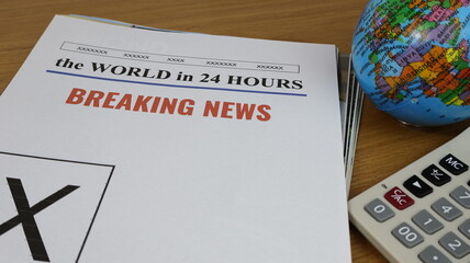 Ultime notizie su un finto giornale