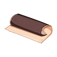 paper sandpaper cartoon. wood emery, abrasive surface, wall carpentry paper sandpaper sign. isolated symbol vector illustration