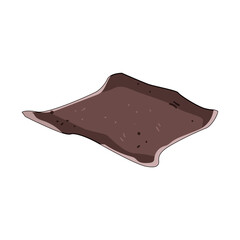 carpentry sandpaper cartoon. grit rubber, carpenter piece, furniture hold carpentry sandpaper sign. isolated symbol vector illustration