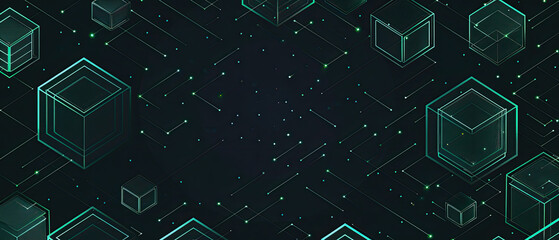 Hexagonal pattern with dynamic lines