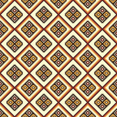 Tribal seamless pattern. Geometric design. Native American Indian background, blanket, rug. Ethnic print.