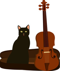 classical musical instrument illustration