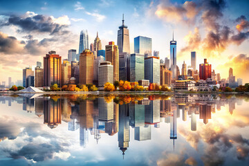 Obraz premium Urban landscape