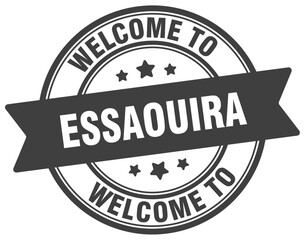 Welcome to Essaouira stamp. Essaouira round sign