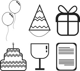 this a birthday icon picture