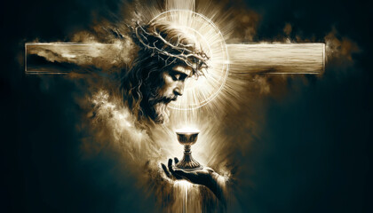 The Miracle of Transubstantiation: Bread and Wine to the Body and Blood of Jesus Christ in the Eucharist.