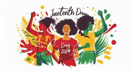 Mastering the Art of Juneteenth, a day for freedom Vector Illustrations. A Guide to Creating Timeless Masterpieces