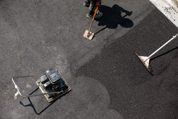 アスファルト造成工事