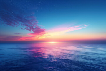 Obraz premium sunset over the ocean