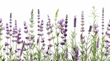 Real pressed lavender flowers backgrounds plant herb PNG