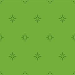Green seamless pattern with green stars