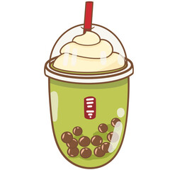 Bubble green tea 
